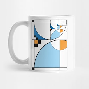 Mid Century Modern Lykes Blues Mug